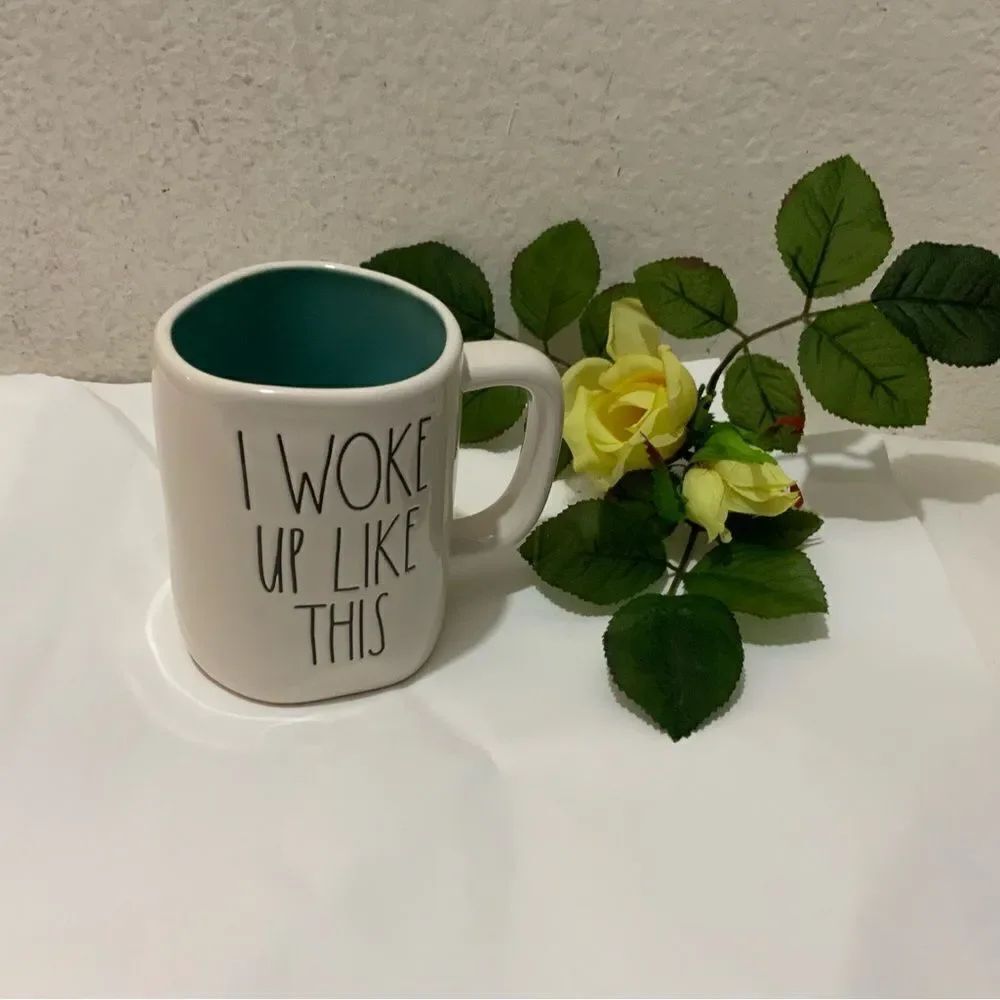 Raw Dunn Light Blue“I WOKE UP LIKE THIS” Mug A13